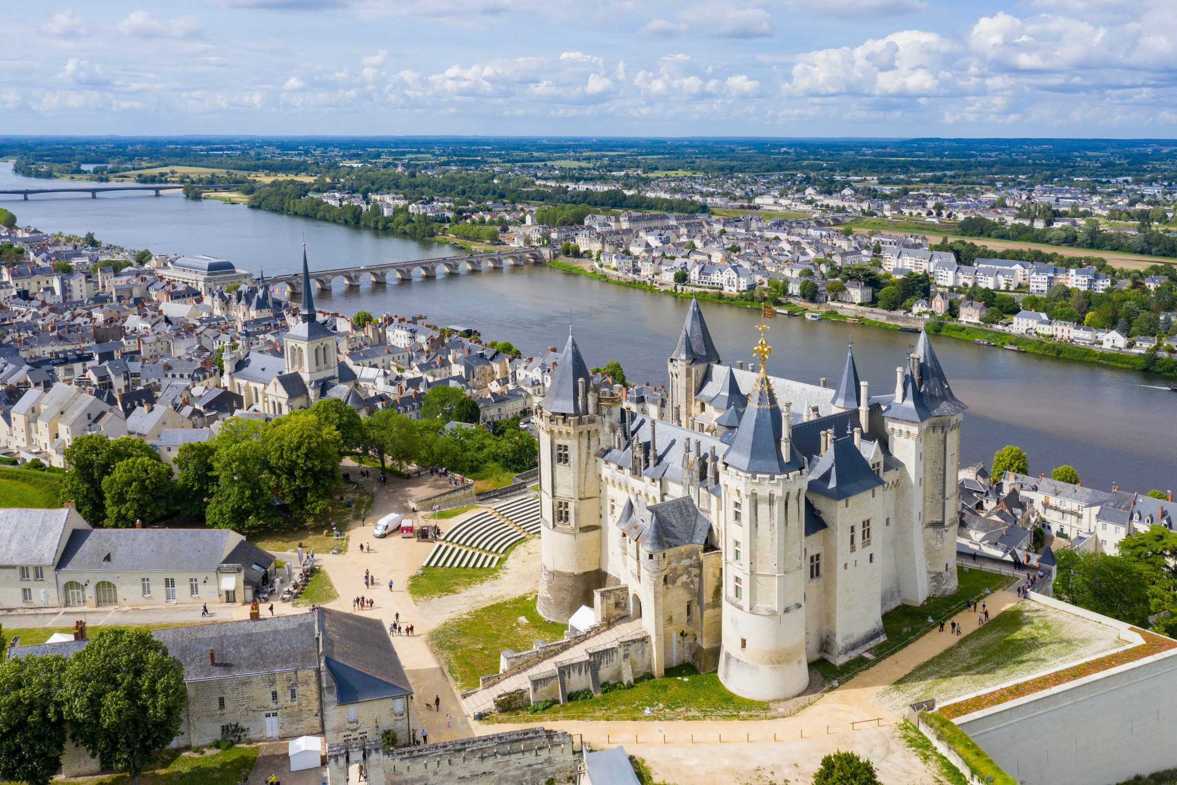 L'histoire du château de Saumur, palais princier du Moyen-Âge